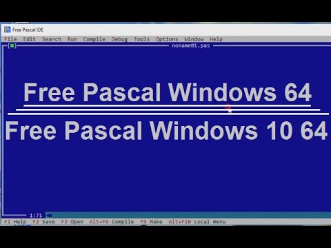 windows free pascal ide